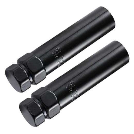 Small 6 Spline Lug Nut Key for Wrench Aftermarket Lug Two Small 6-Spline Black