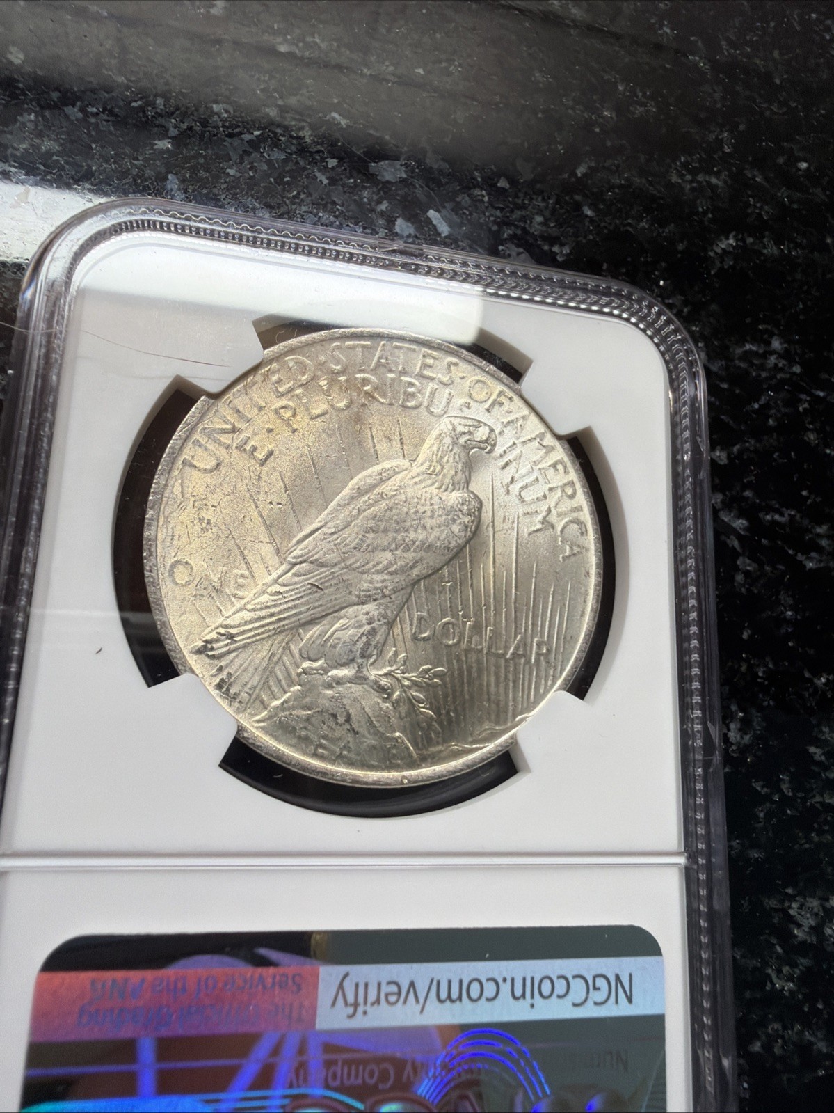 1923 SILVER Peace Dollar NGC MS63- STUNNING!