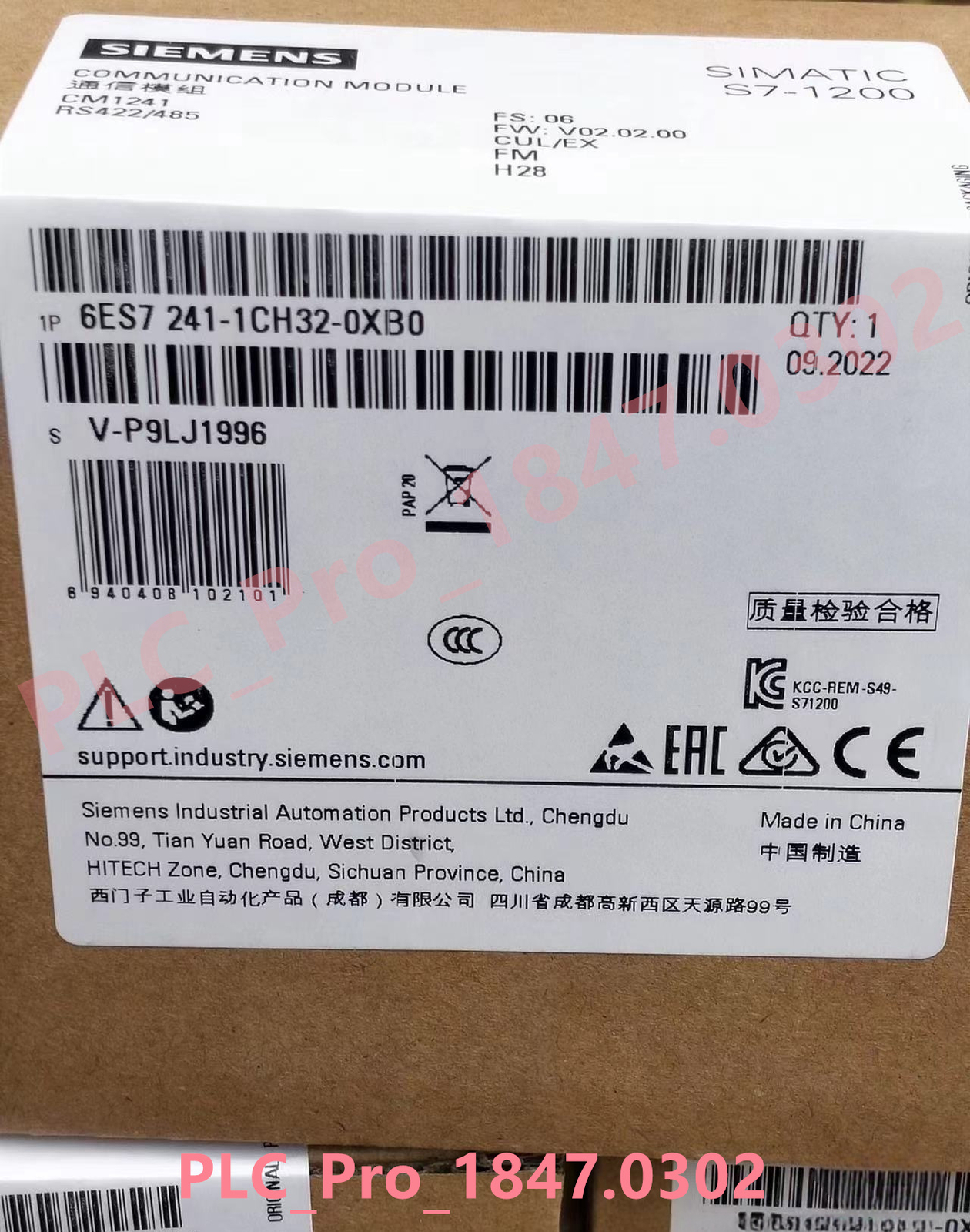 6ES7241-1CH32-0XB0  1PCS Brand New  Siemens  6ES7 241-1CH32-0XB0  Fast shipment