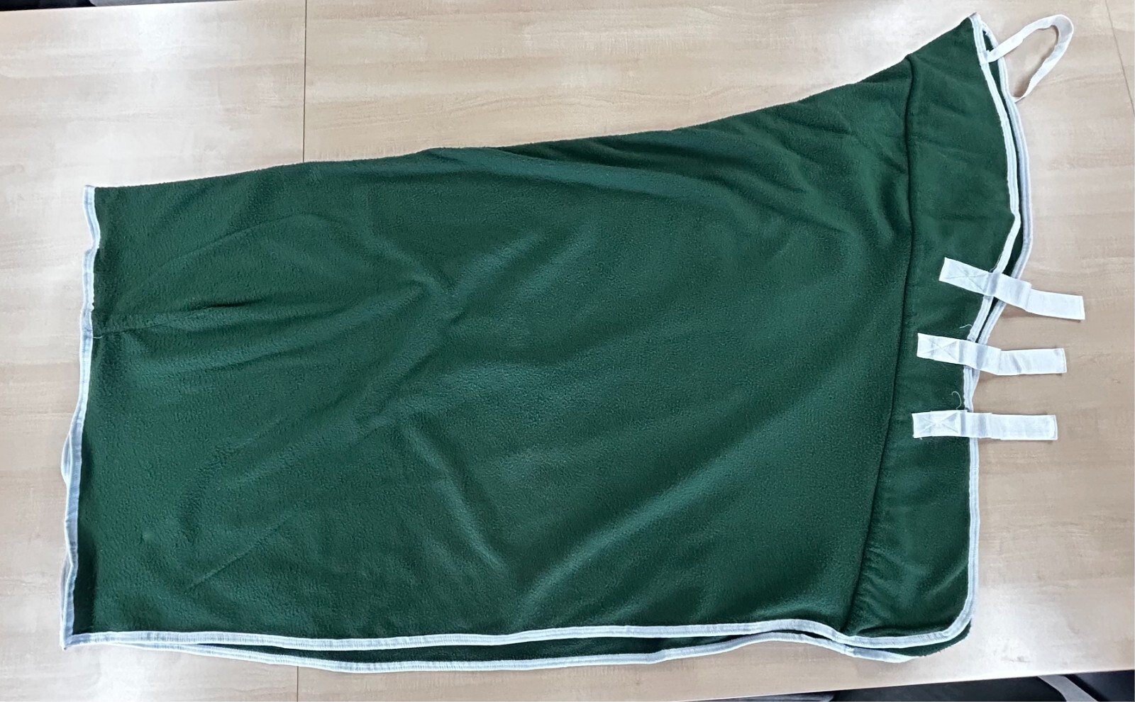 Fleece Horse Cooler With Neck Hunter Green Size 80"