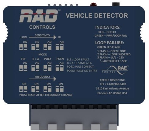 RENO RAD1 Single Channel Plug-in Vehicle Loop Detector