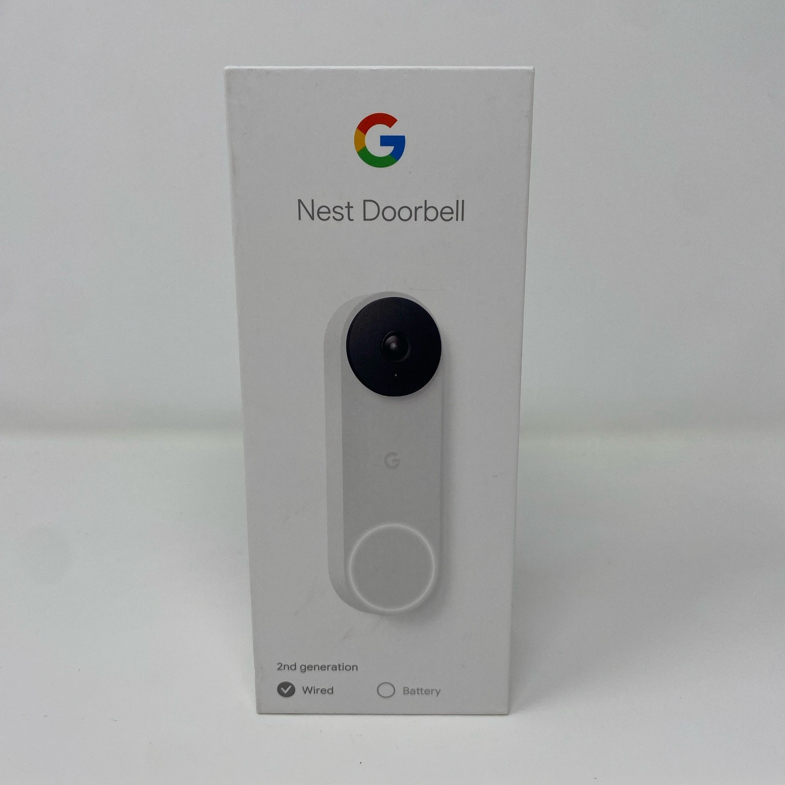 Google Nest Doorbell Wired 2nd Gen - Snow (GA02767-US)
