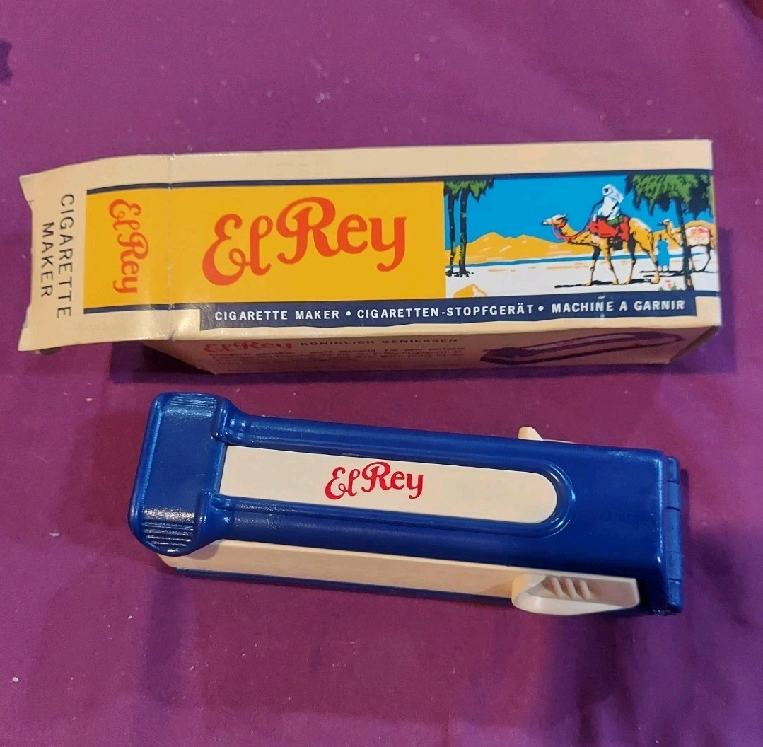 Vintage El Rey Efka Cigarette Maker Tobacco Injector Germany With BOX