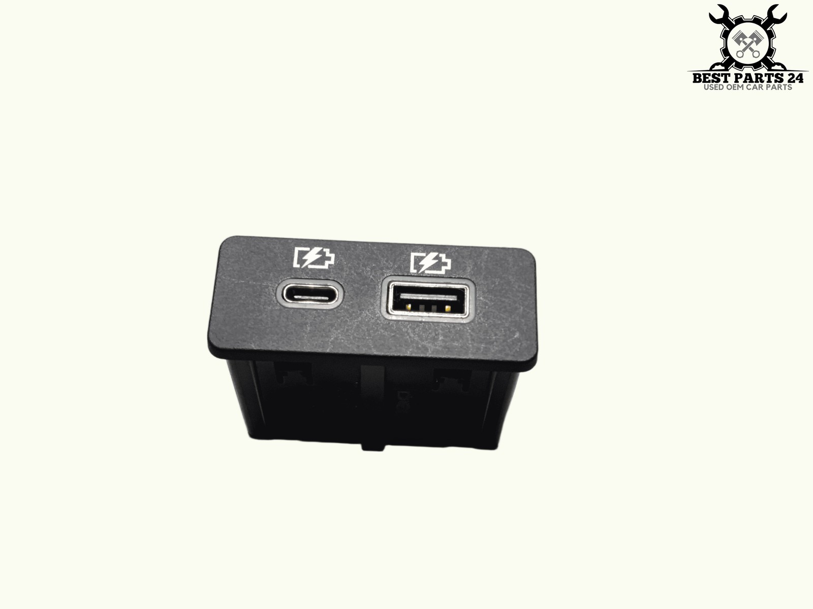 OEM Nissan Altima 2019-2025 Center Console Rear Side Dual USB Port Power Outlet
