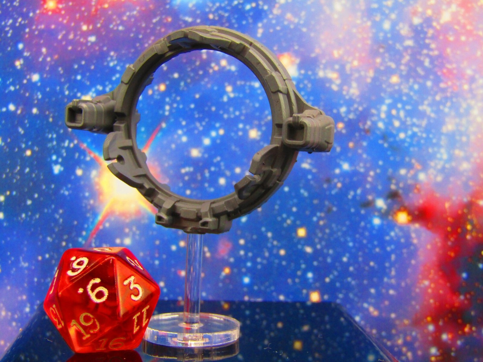 Space Ship Hyper Jump Gate Billion Suns Starfinder Fleet Scale Starship Mini