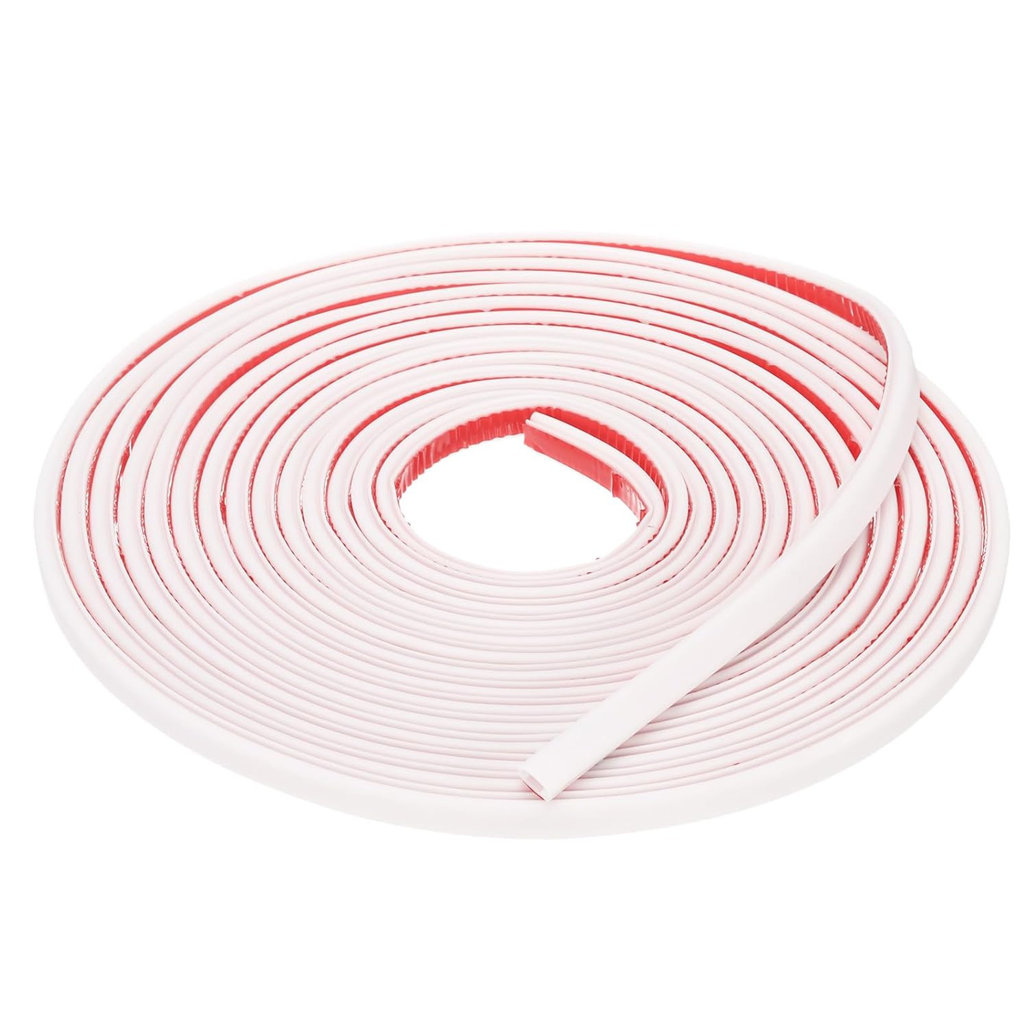 Rubber Weather Stripping Door Seal 20ft x 9mm Self-Adhesive D-Shape Door Seal...