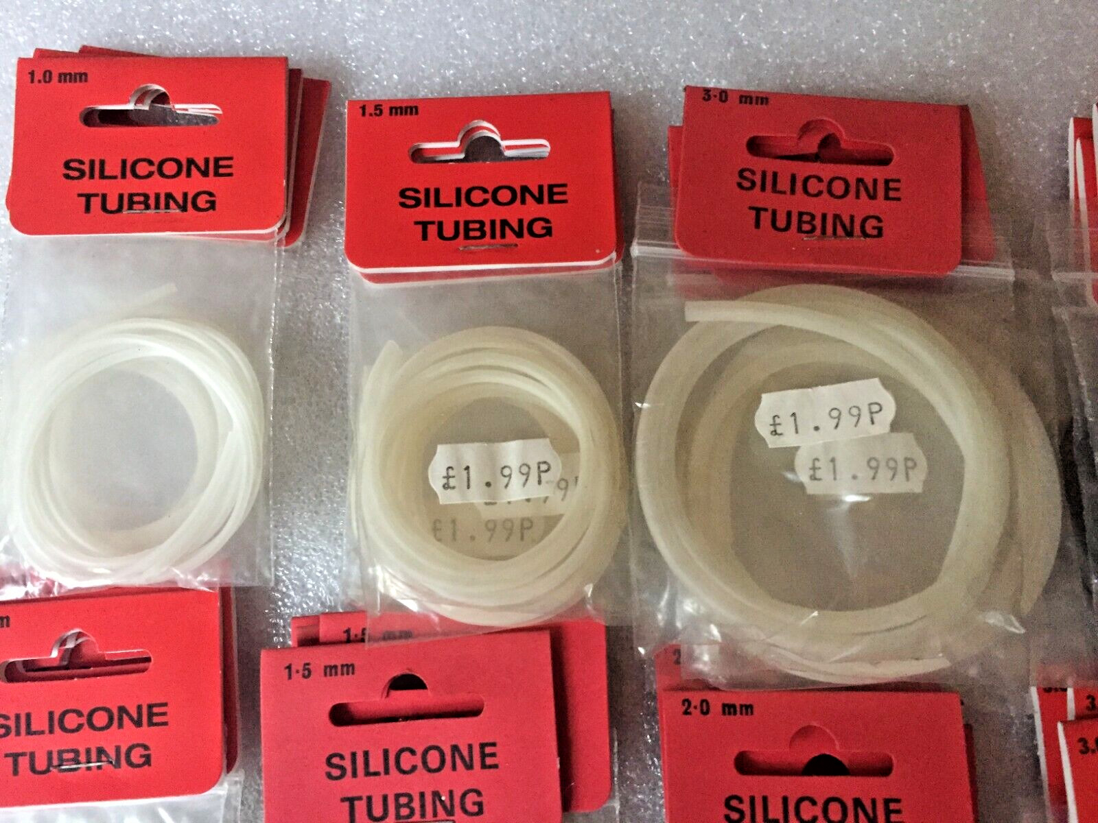 New 32 Packs Clear & Black Silicone Tubing for Fishing