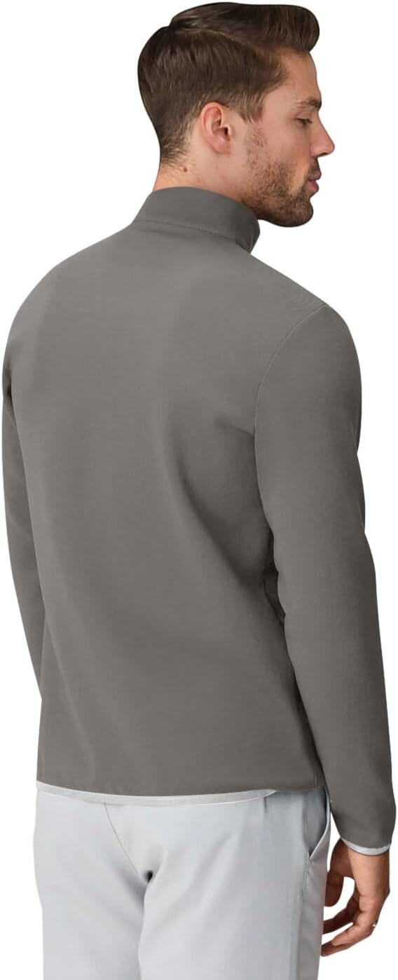 L Three Sixty Six Men's Therma Quarter Zip Pullover 1/4 Zip Sweater