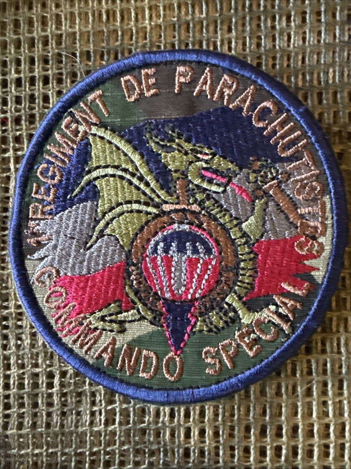 French Foreign Legion 1st Parachute Regiment Special Commando - Afgan War Patch