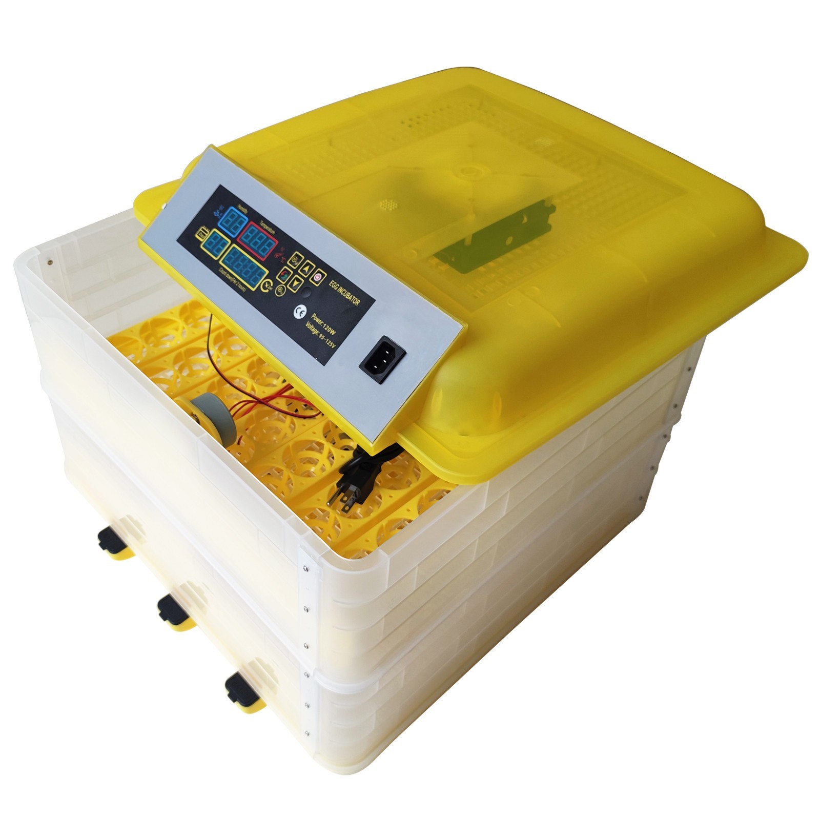 112 Eggs Automatic Poultry Incubator 2 Layer Small-Scale Poultry Hatching 110V
