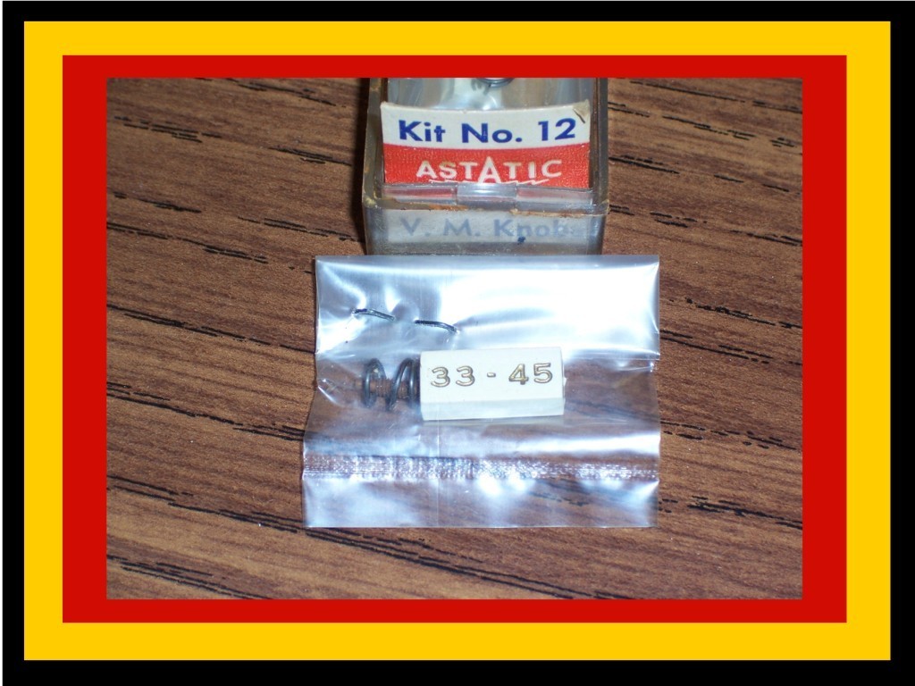 Astatic Kit No. 12 Cartridge Needle Knob NOS