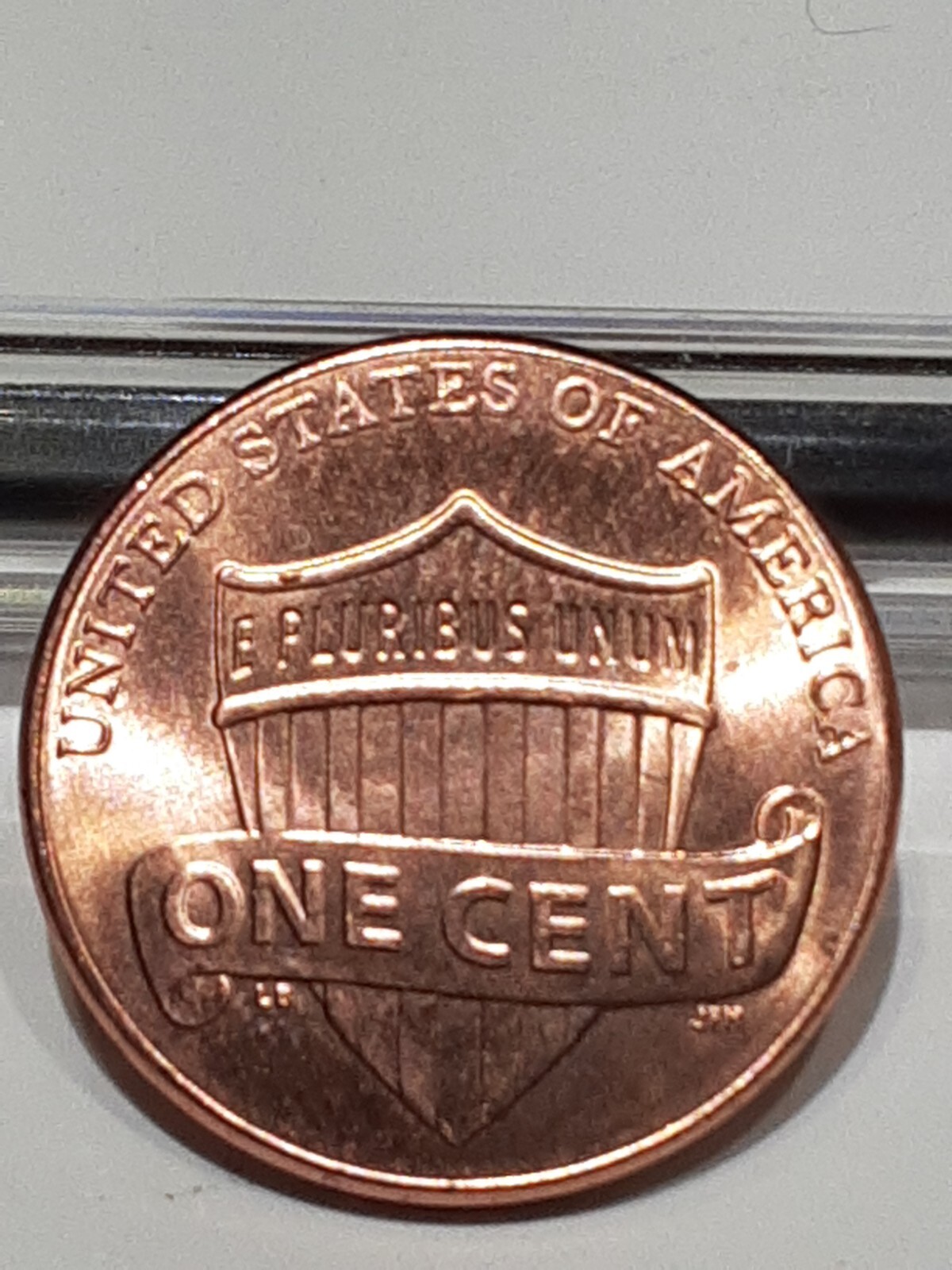 2022 P Lincoln Shield Cent Die Chip & Die Crack Reverse Error Upper left area