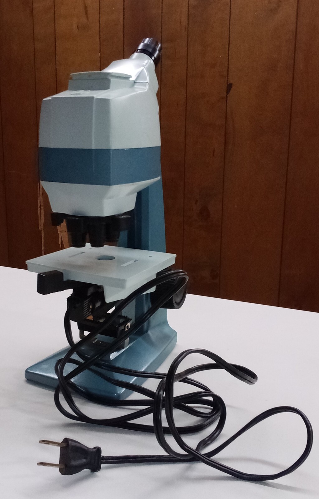 Lionel Porter Microcraft Microscope Lab 1960s metal case F