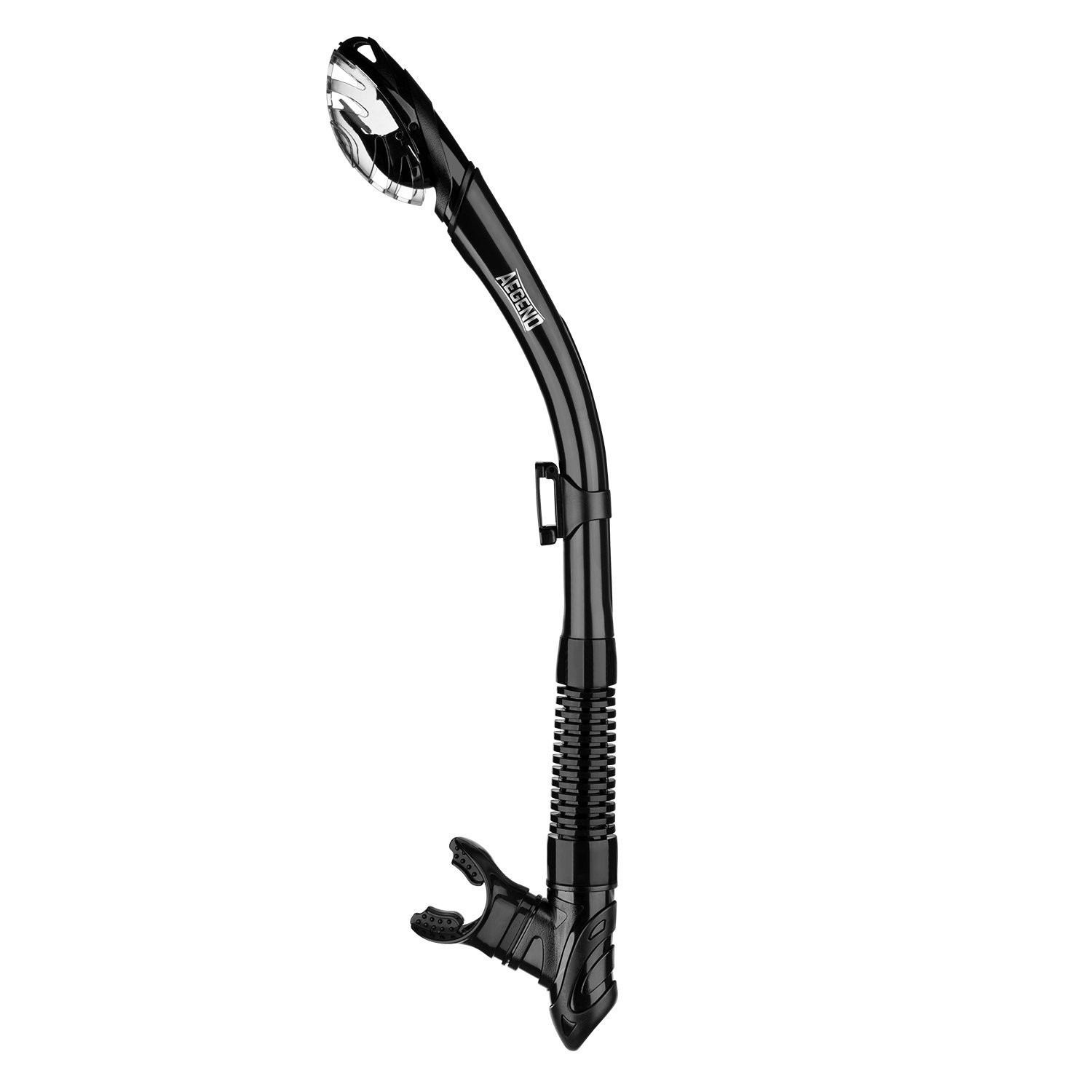 Diving Dry Snorkel For Adult Youth With Purge Valve, Flexible Tube | Air-in
