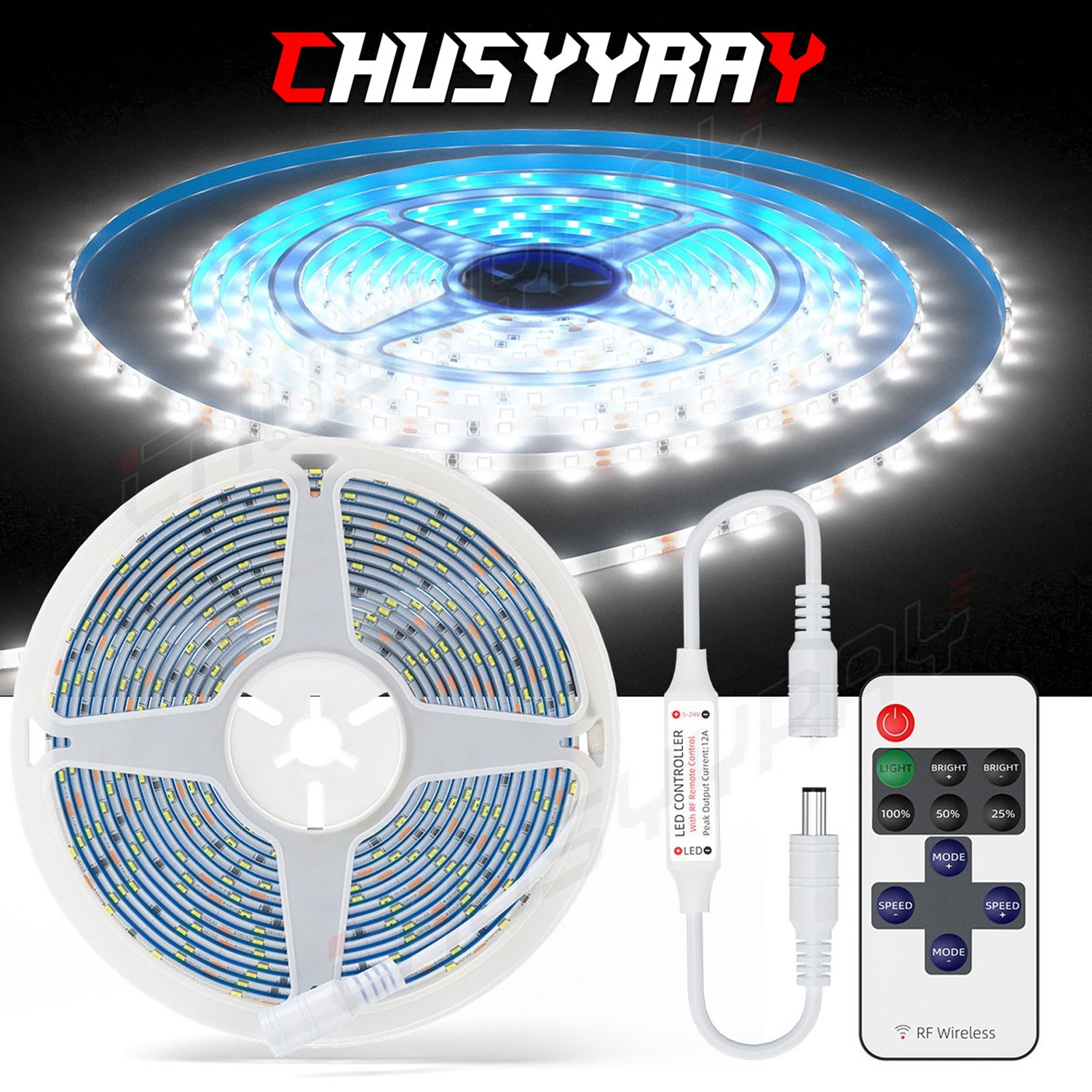 New Waterproof RV Exterior Awning Strip Lights, RV Outdoor Lights16.4FT 12V