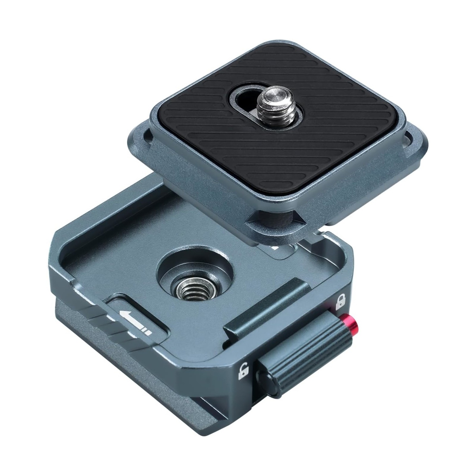 Camera Quick Release Plate w/ Double Secure Safety Lock Arca QR Clamp Leveler