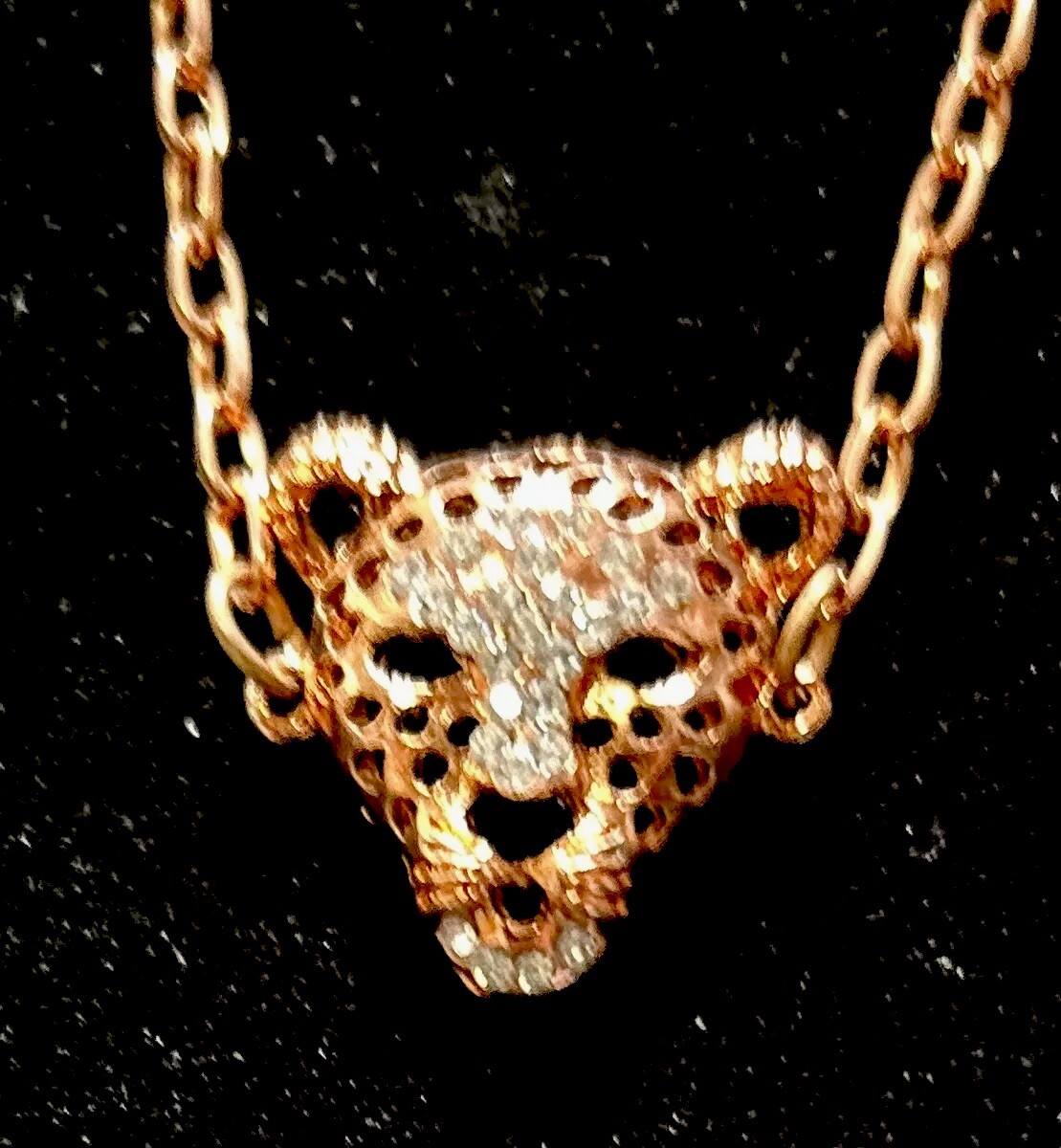 Awesome Copper Leopard Head Bracelet #300