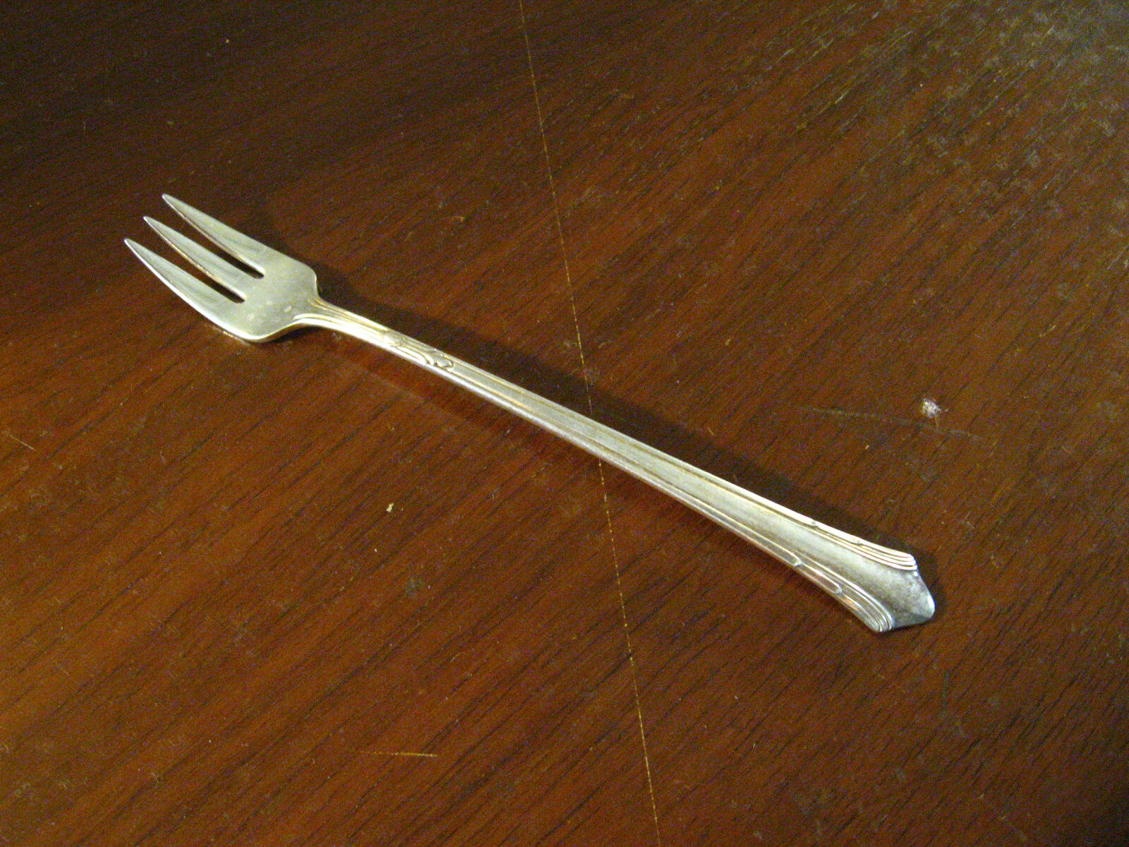 Gorham Silverplate Lady Caroline Cocktail Seafood Fork - Antique Silverware