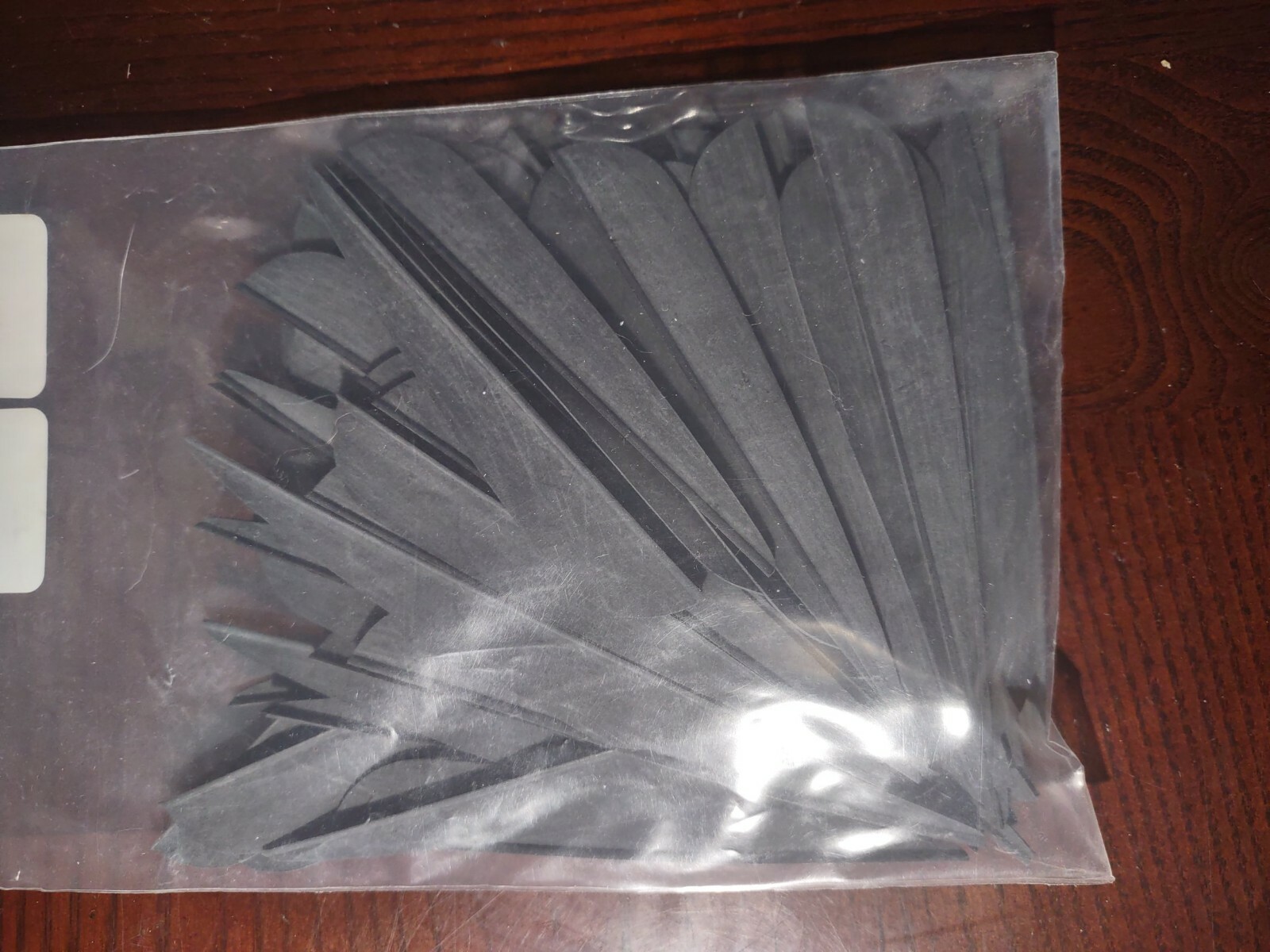 77 Black Fletches Vanes