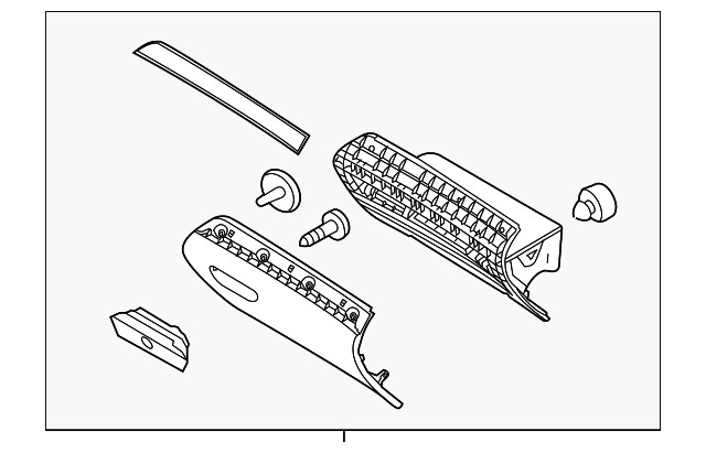 Genuine Ford Glove Box Assembly EB5Z-78060T10-AA