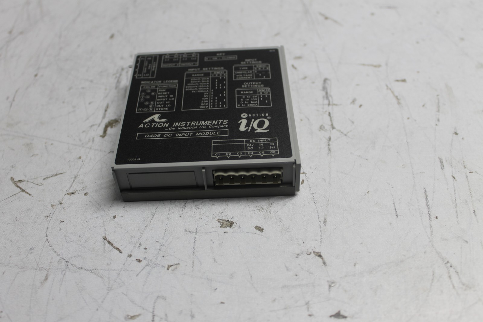 Action Instruments Q406-A002 Isolator Dc Input Module Action I/Q