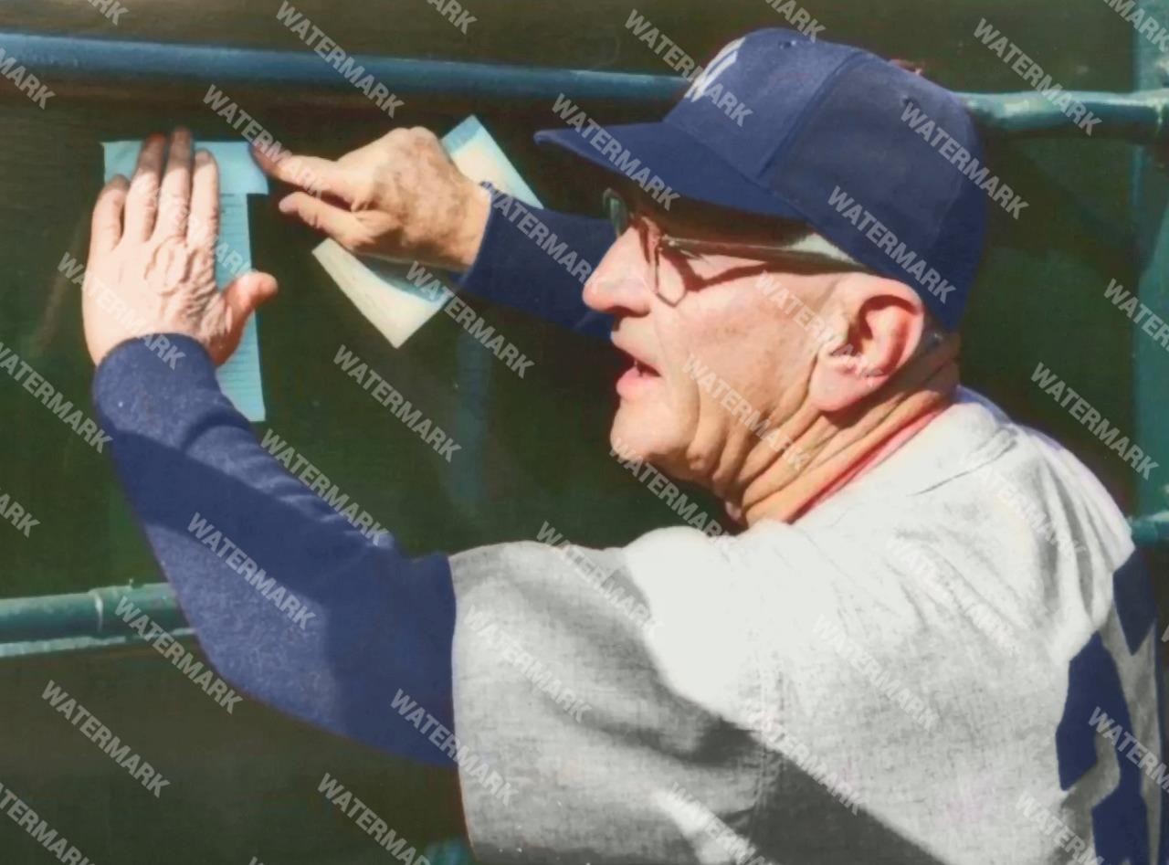 GV905 Casey Stengel NY Yankees Post WS LineUp 8x10 11x14 16x20 Colorized Photo
