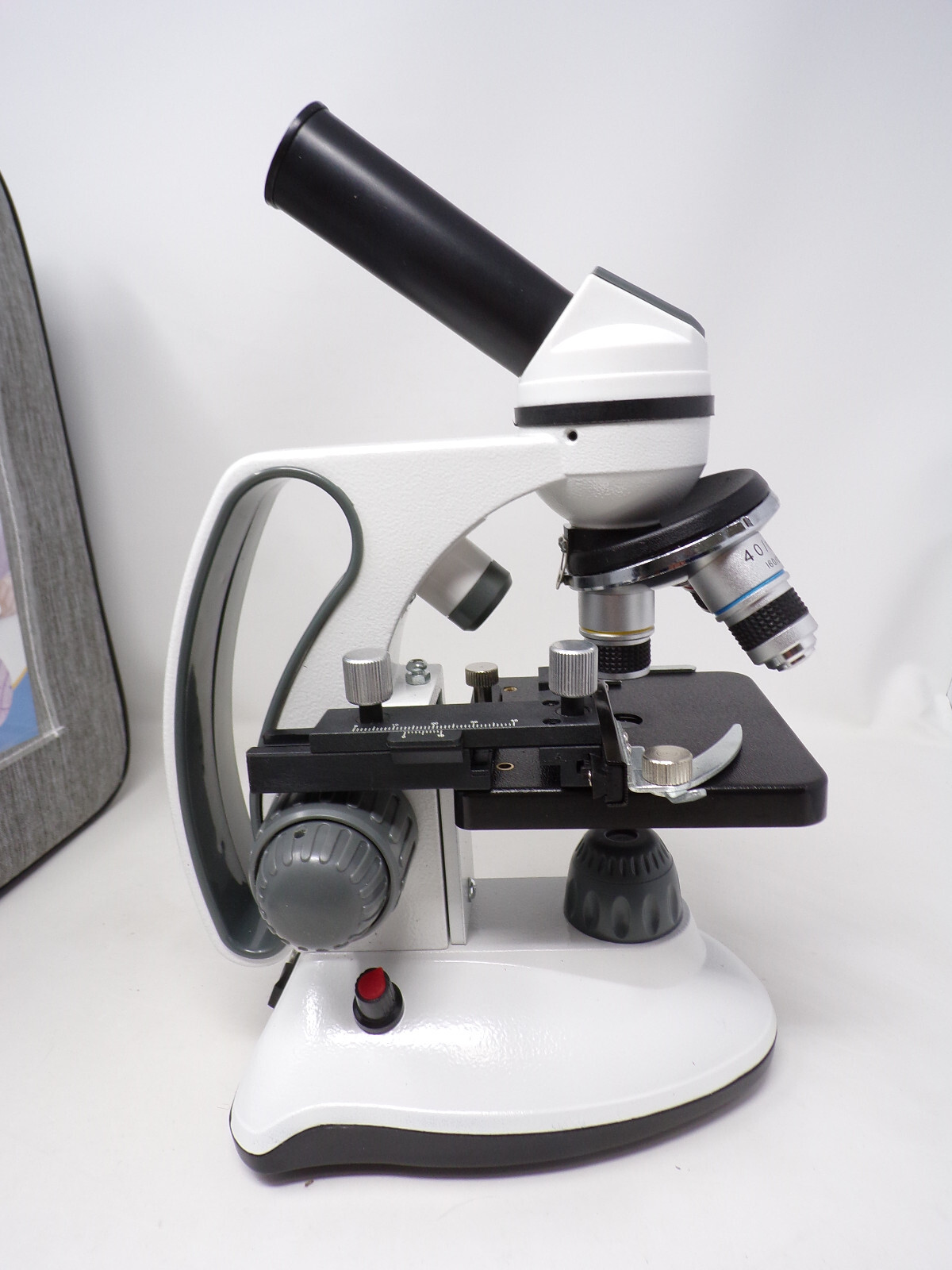 40X-2000X Biological LED Microscope Monocular Homeschool Student Kit