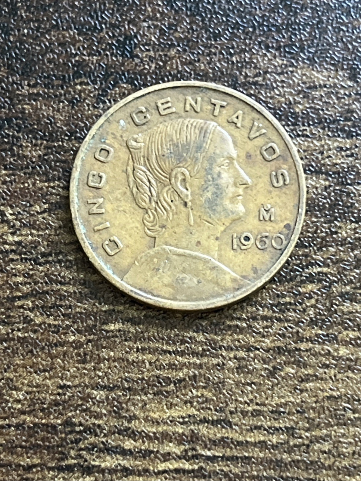1960 Mexico 5 Five Cinco Centavos XF Extremely Fine Actual Coin TC6251*