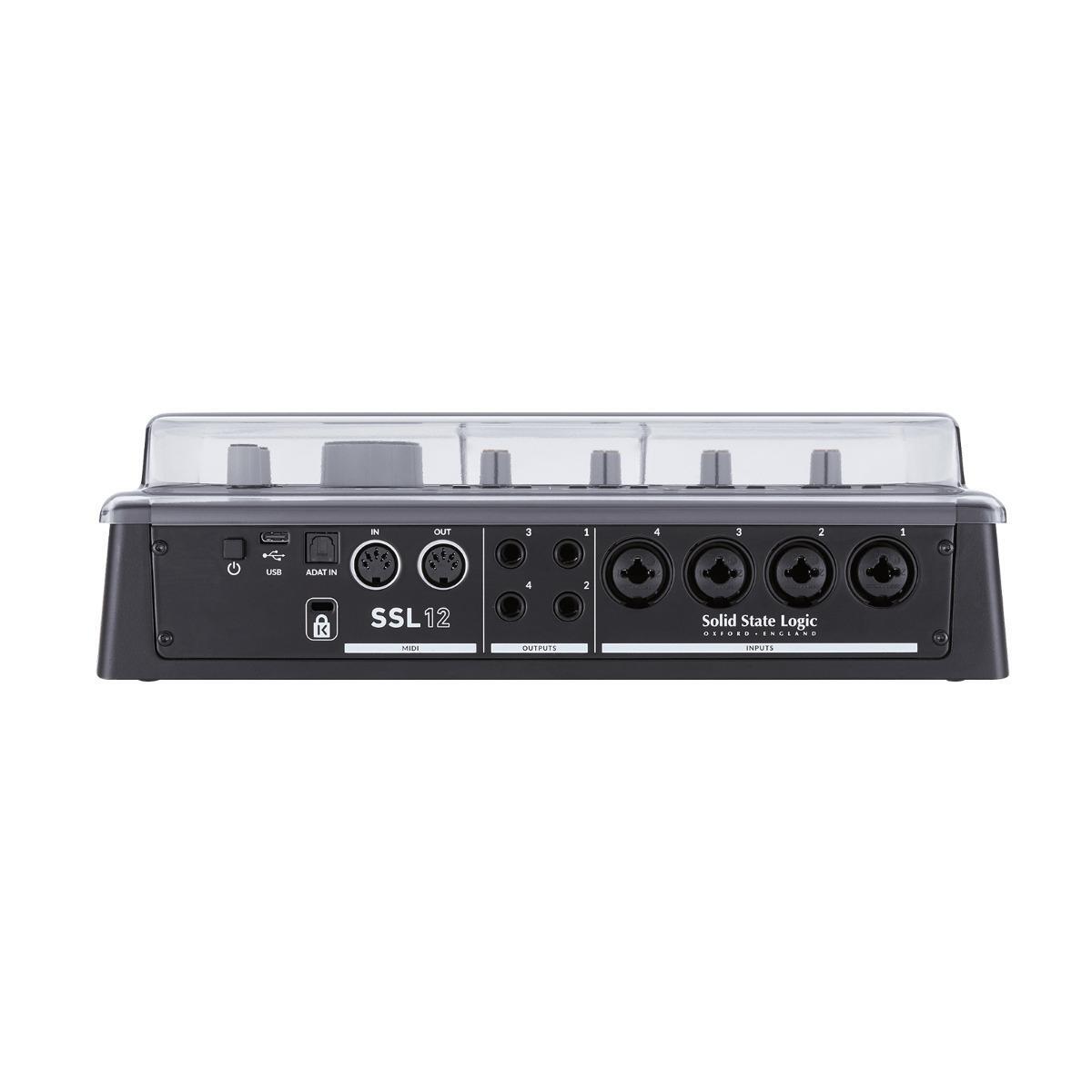 Decksaver DS-PC-SSL12 Cover to fit Solid State Logic SSL 12 USB Interface idjnow