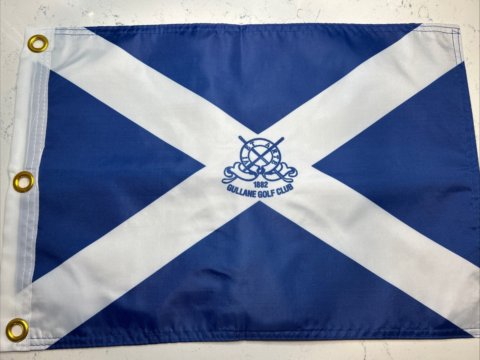GULLANE GOLF CLUB 1882 PGA TOUR PIN FLAG W GROMMETS FREE SHIP AUTOGRAPHS