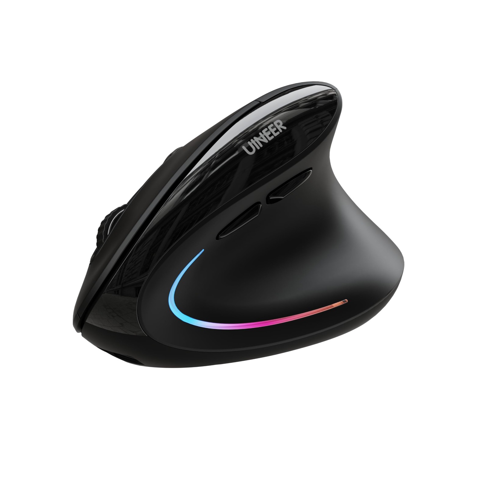 Uineer Ergonomic Mouse, Wireless Bluetooth Rechargeable Vertical Mouse, 7 Col...