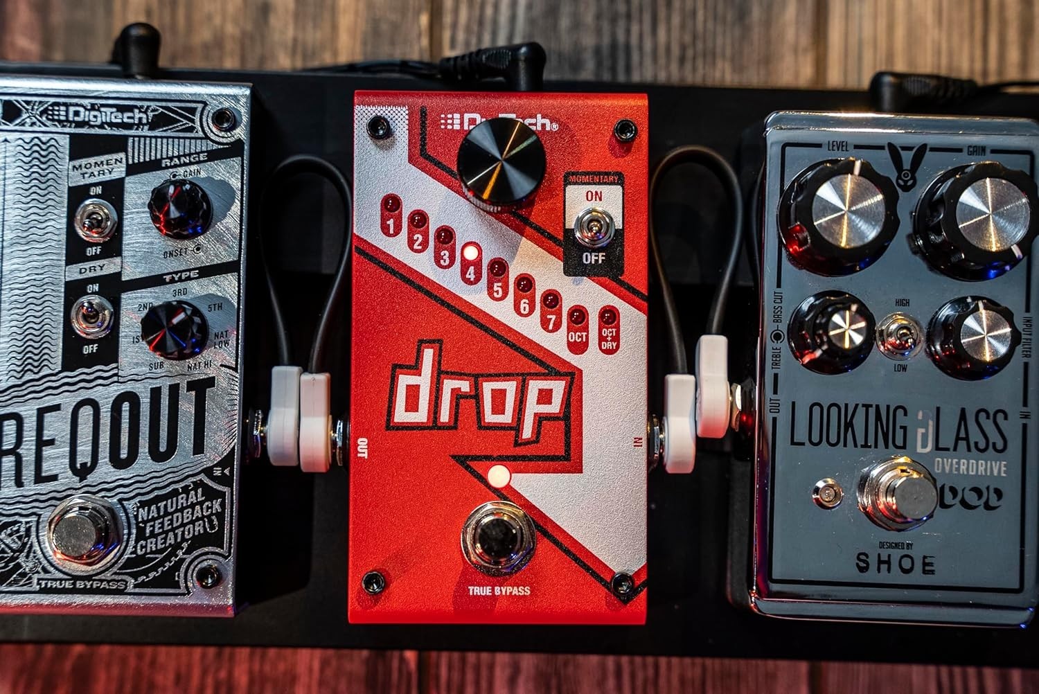 DigiTech DROP Polyphonic Drop Tune Pedal Red New