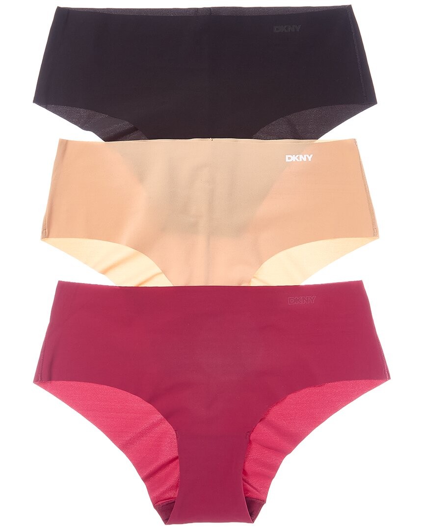 Dkny 3Pk Laser-Cut Anywhere Hipster Women's