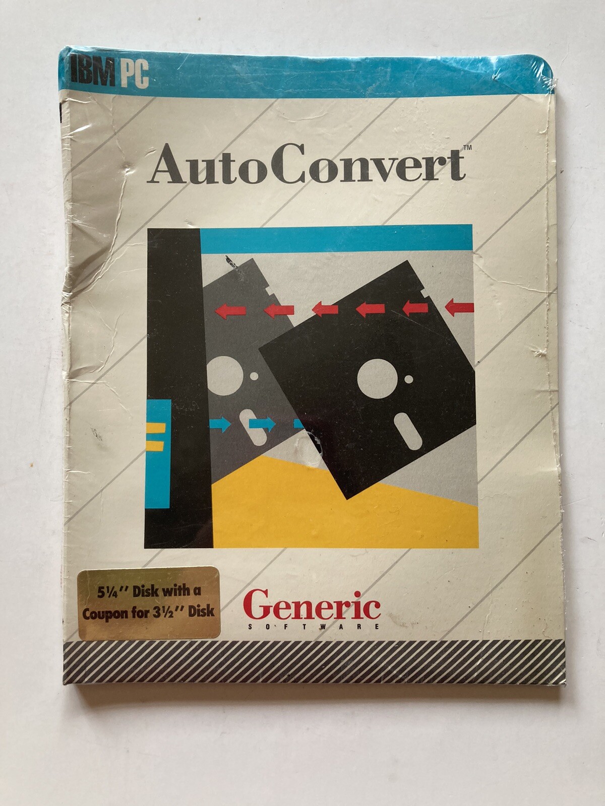 AutoConvert | Generic Software | 5.25" Floppy Disk | CADD | C5 Module | SEALED