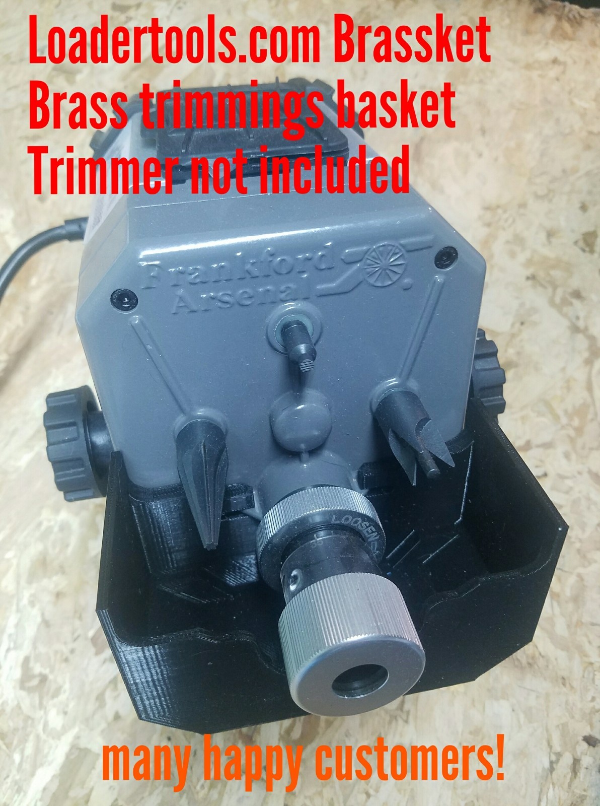 Frankford Arsenal Platinum Case Prep Trim System BrassKet Upgrade, Black
