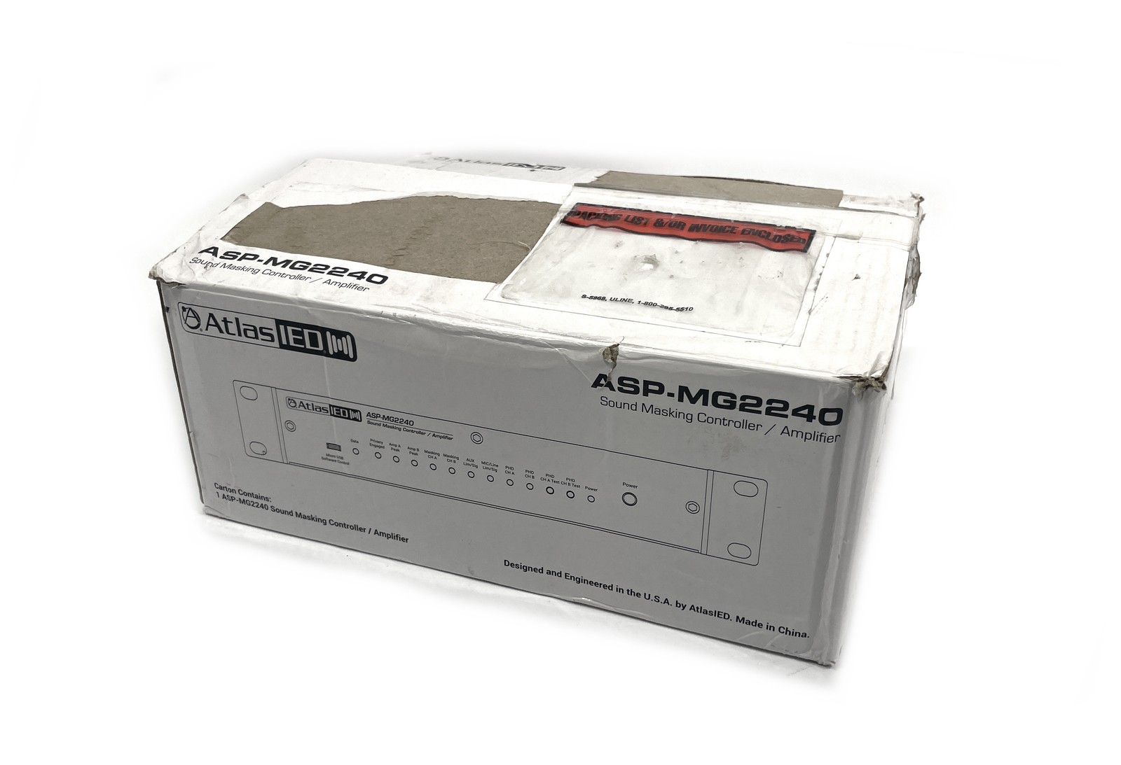 New, Open-Box Atlas IED ASP-MG2240 Sound Masking Controller/ Amplifier