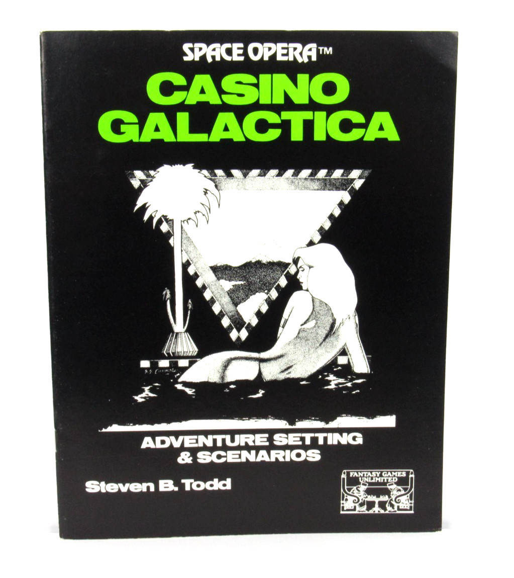 1984 Fantasy Games Unlimited Space Casino Galactica Adventure Setting