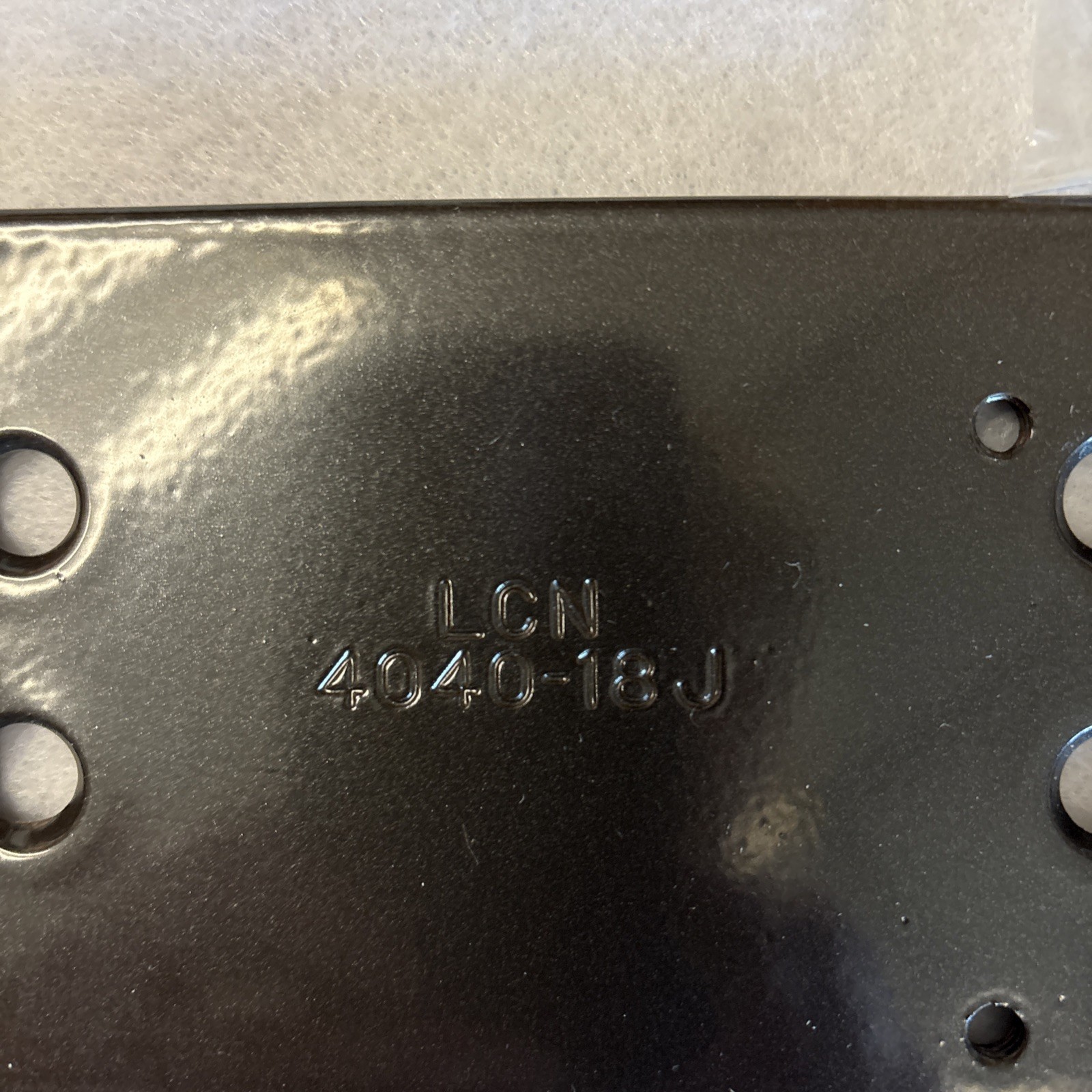 LCN 4040-18J Dark Bronze Drop Plate / NOS