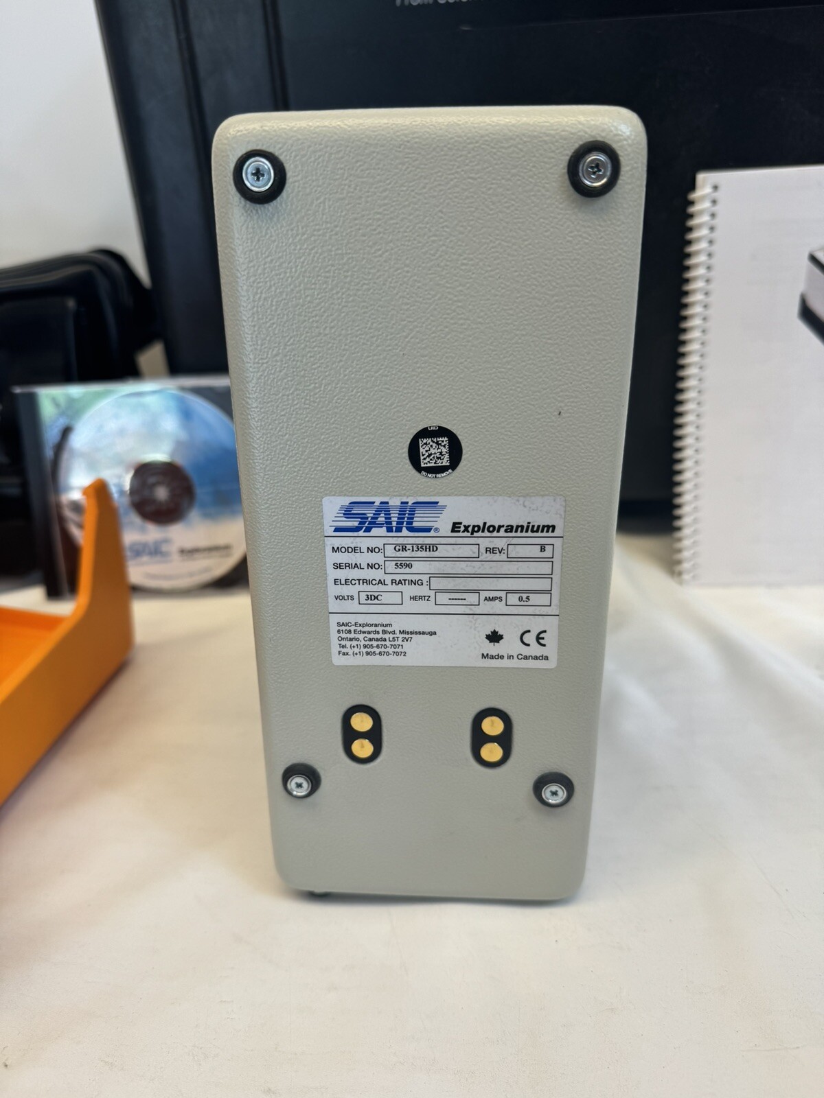 SAIC Exploranium GR-135 Plus The Identifier RID GR-135HD -Please Read-