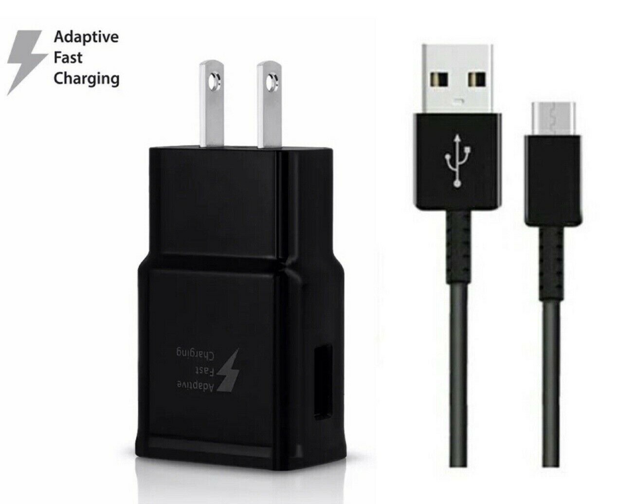 Adaptive Fast Adaptive Charger & USB-C Cable for Samsung Galaxy A02s A03s S20 FE