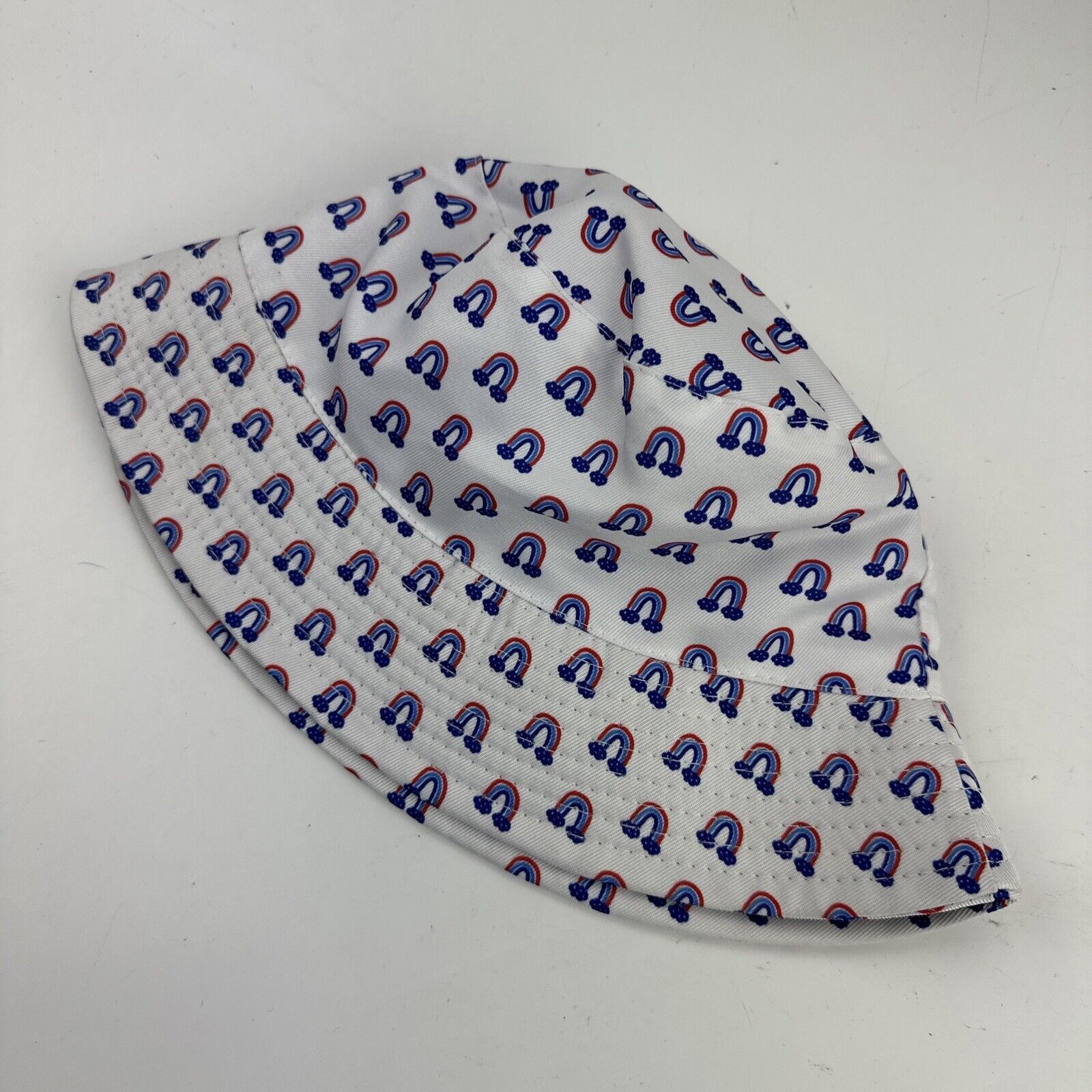 Rainbow Clouds Youth Bucket Cap Hat Fitted One Size