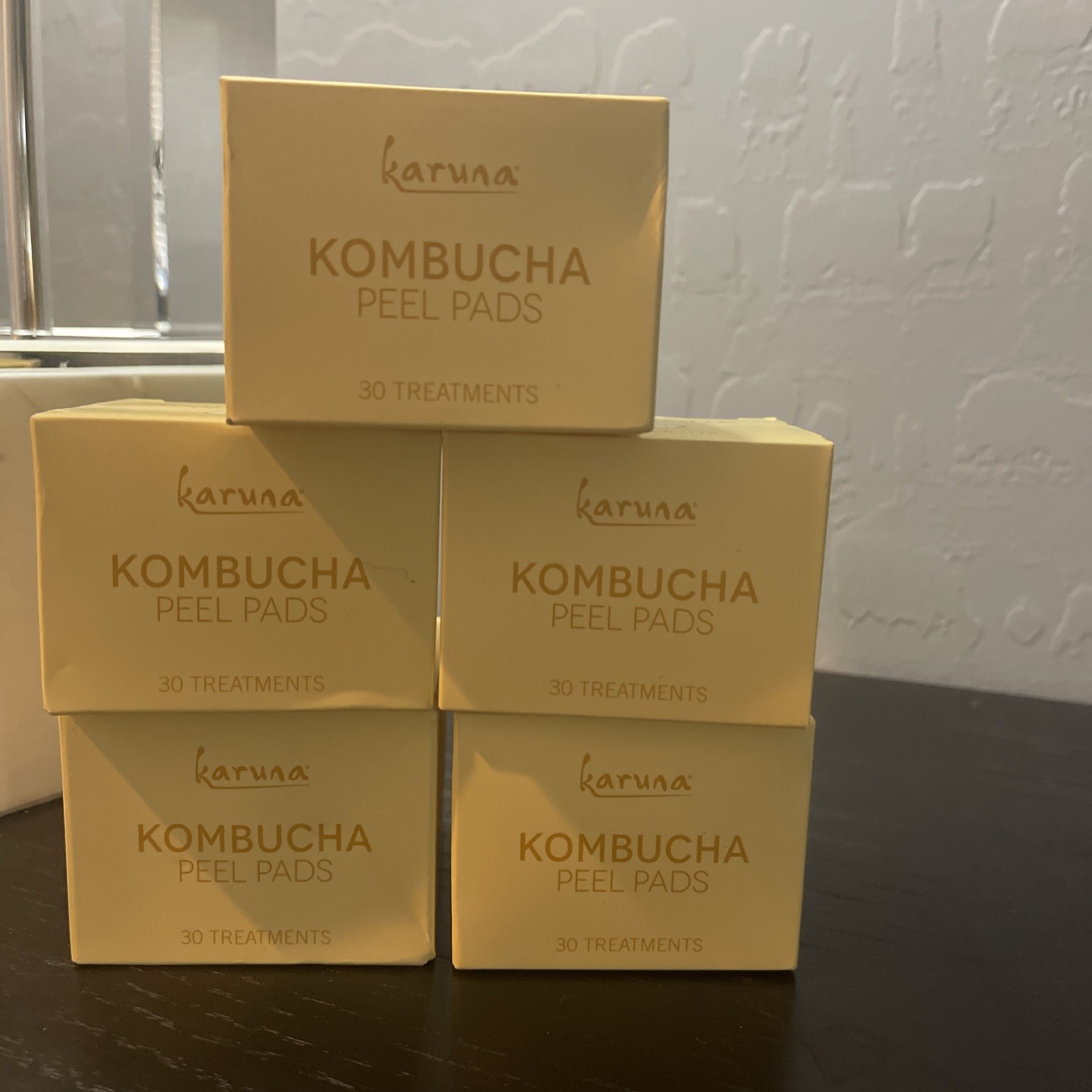 Karuna Kombucha Peel Pads Wipes Exfoliating Face Pads - 30 Count Brighten