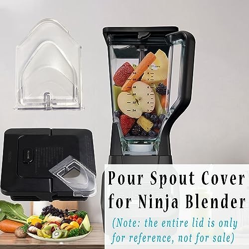 Blender Lid Replacement for Ninja, Replacement Lid Blender Top Parts for Ninja B