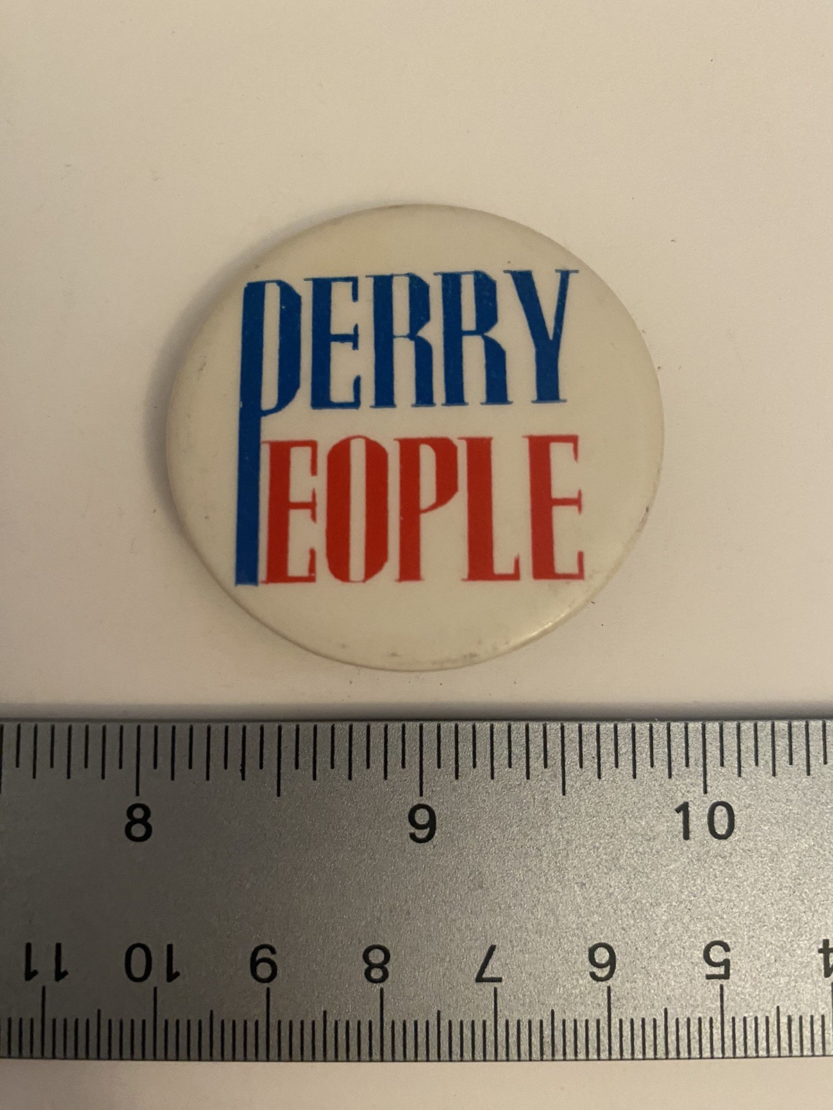 Perry People Pin Back Button P83