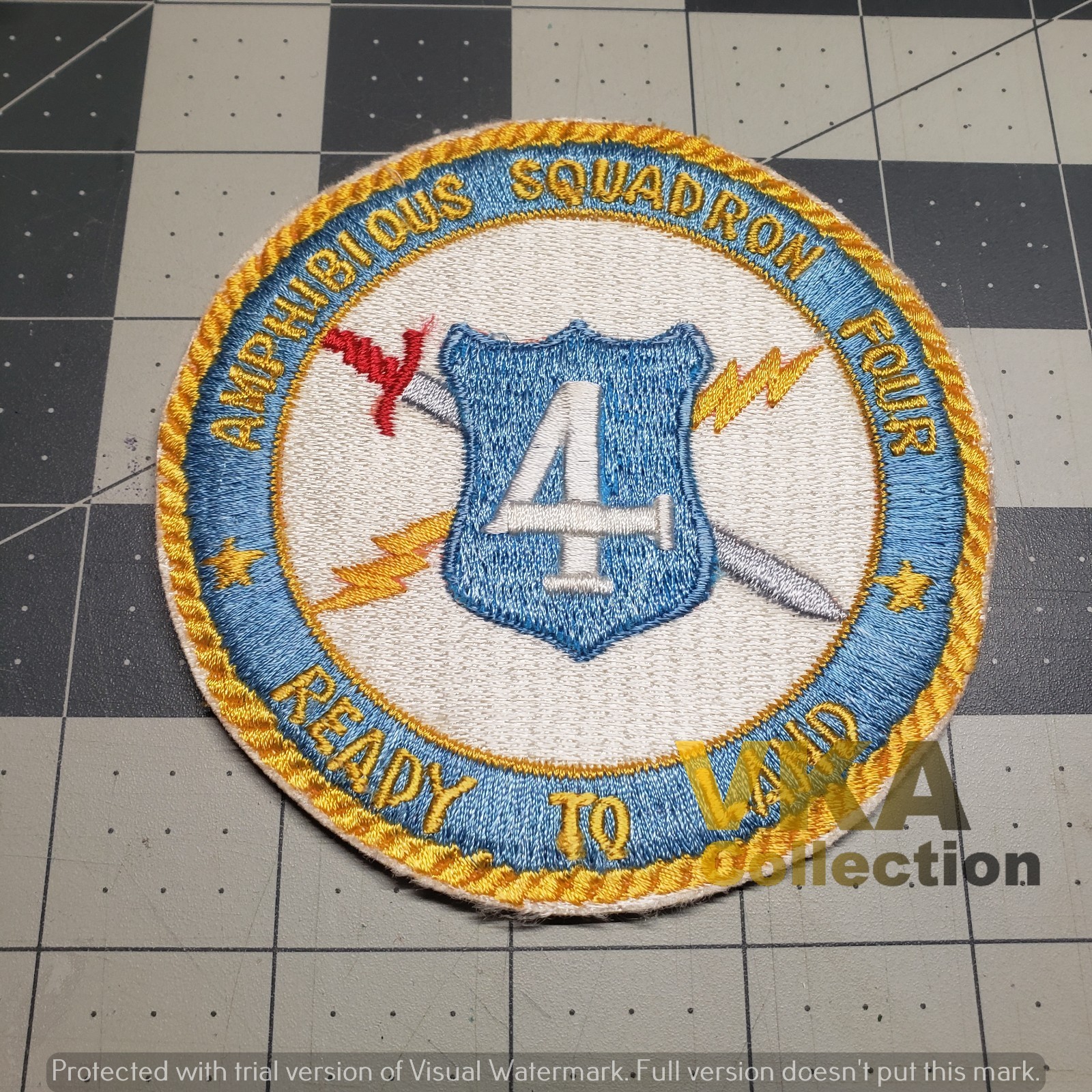 Cut Edge Cold War US Navy Amphibious Squadron 4 "Ready to Land" USN