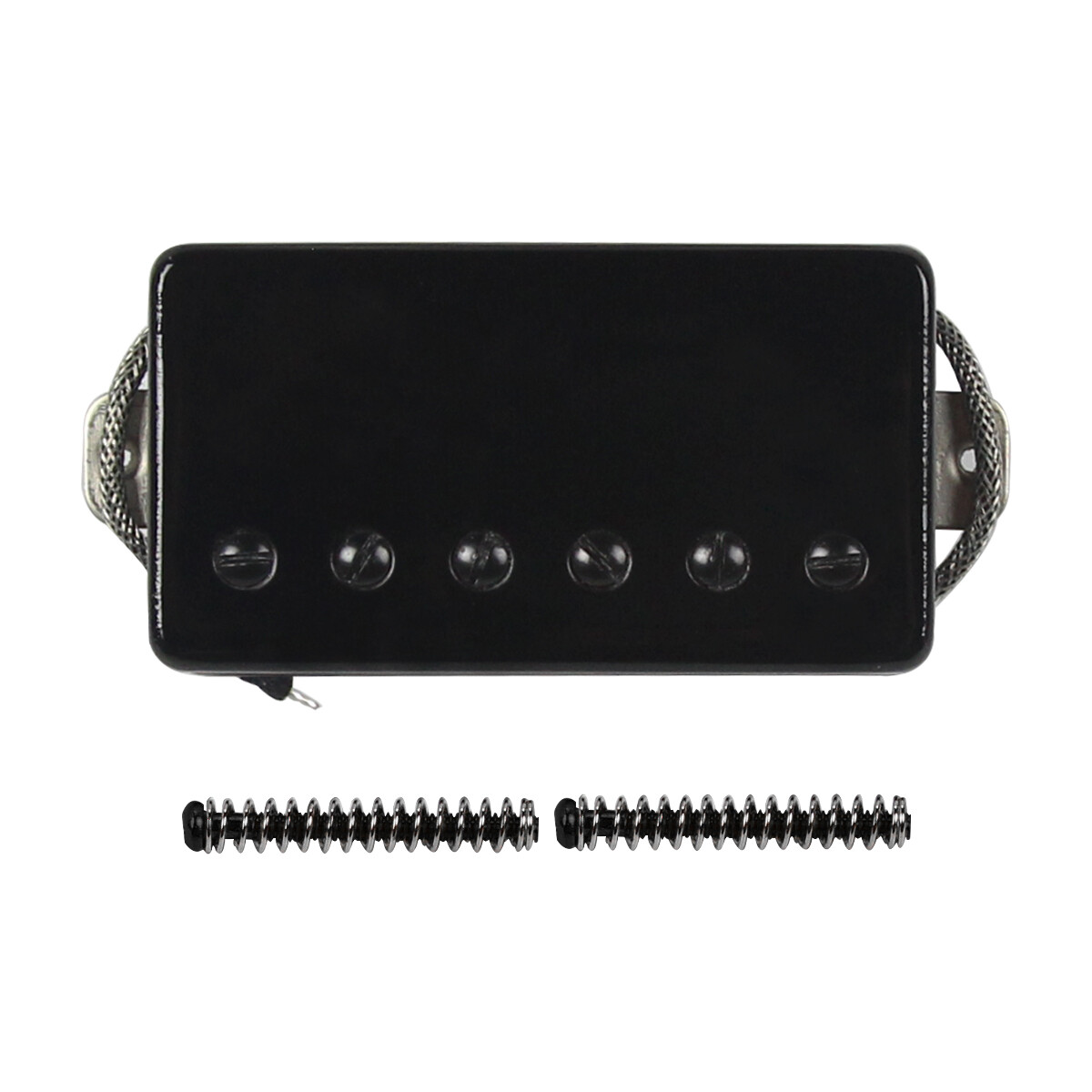 FLEOR Black Alnico 5 Humbucker Guitar Bridge Pickup 8-9K Metal for SG LP Guitar