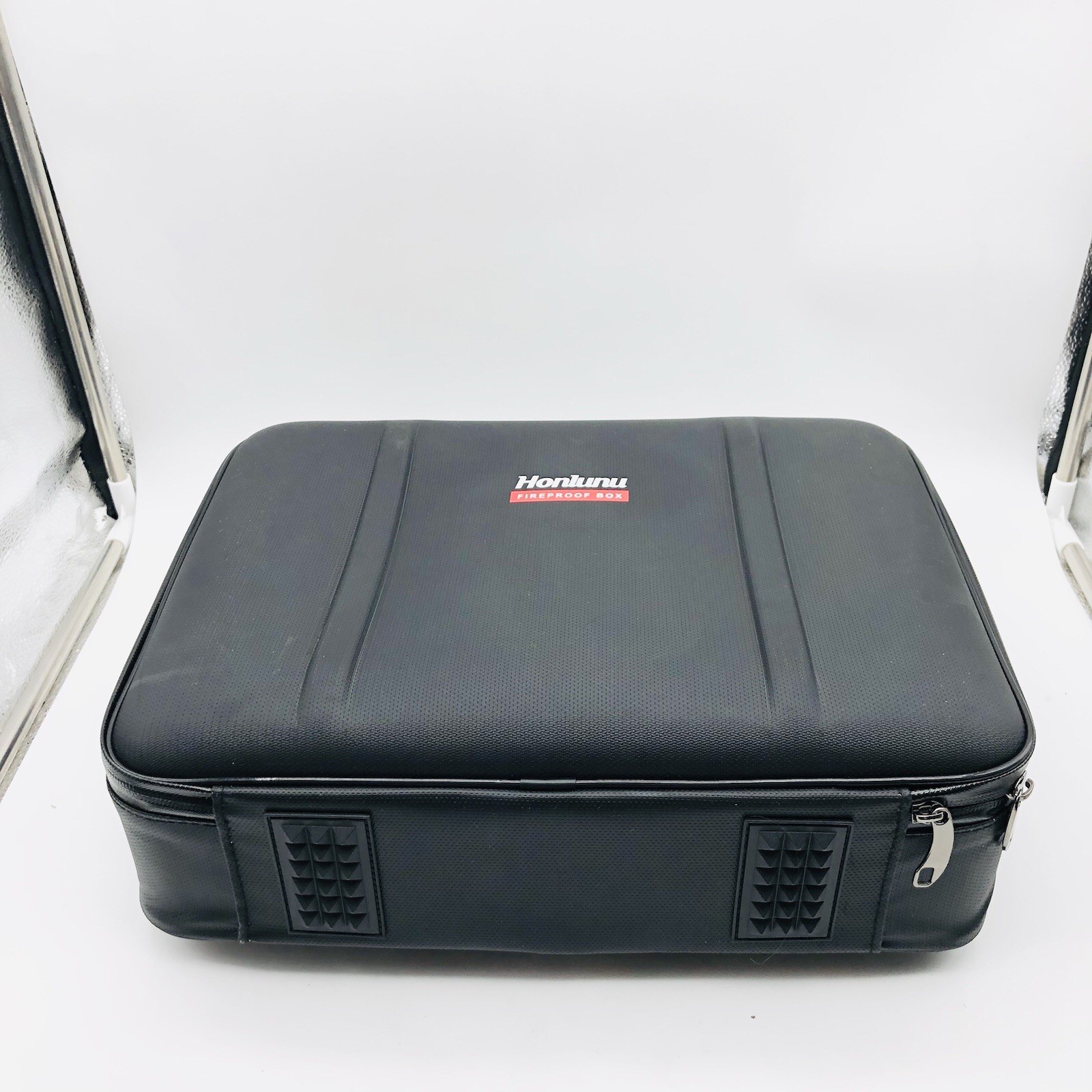 Fireproof Document Box, Hard Case Fireproof Document Organizer with Lock, Water