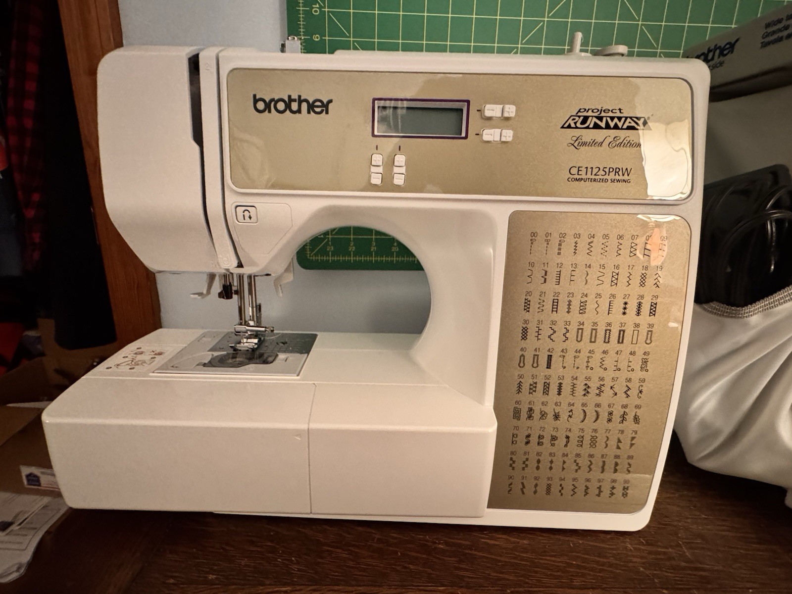 Brother Runway Edition CE1125PRW Computerized 100-Stitch Sewing Machine