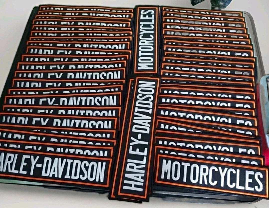 NEW Harley-Davidson Motorcycles Embroidered Patch Set–Top & Bottom Rockers