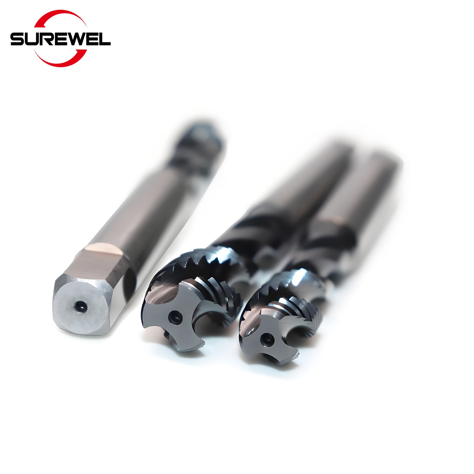 1PCS HSSE Spiral Fluted Taps Drill Set Threading Tools for Machine Metal M3-M18